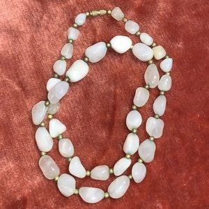 Vintage Quartz Beaded Necklace